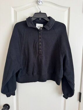 Aerie Button Sweatshirt